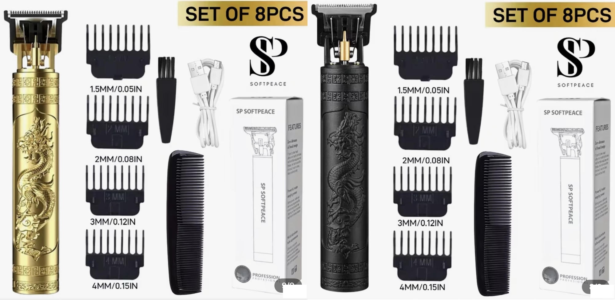 Retro T9 Original Haircutting Machine Set Jackets Trimmer Men's Electric Shaver Male Lence Pro Barber Shaver for Sensitive Areas