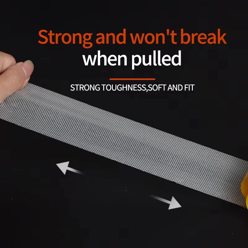 Super Thin Strong Fixation Double Sided Adhesive Tape Heavy Duty Translucent Mesh Waterproof Traceless Powerful Grid Carpet Tape