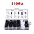 Auto Fastener Clip Mixed Car Body Push Retainer Pin Rivet Bumper Door Trim Panel Fastener Kit Car Clip 100/50 Box /Bag packaging