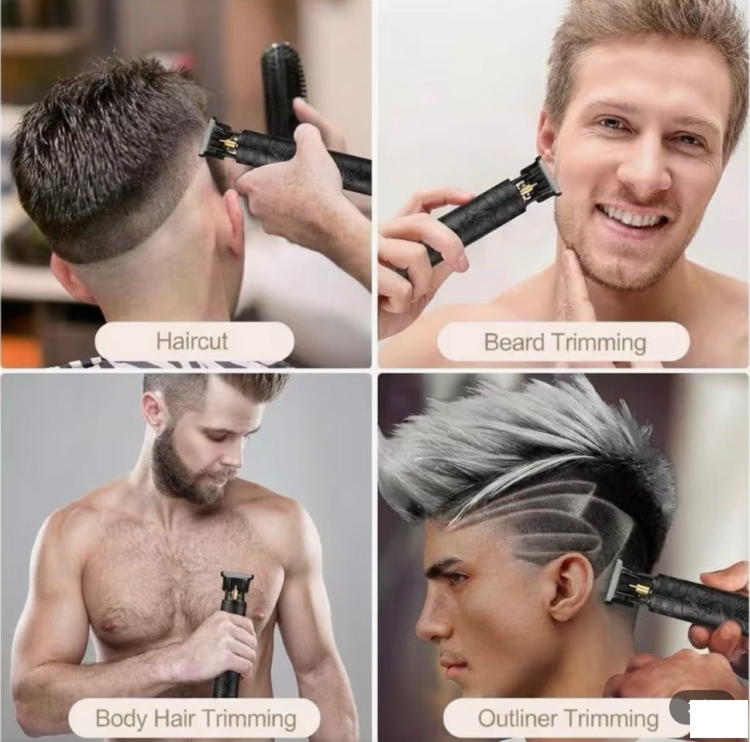 Retro T9 Original Haircutting Machine Set Jackets Trimmer Men's Electric Shaver Male Lence Pro Barber Shaver for Sensitive Areas