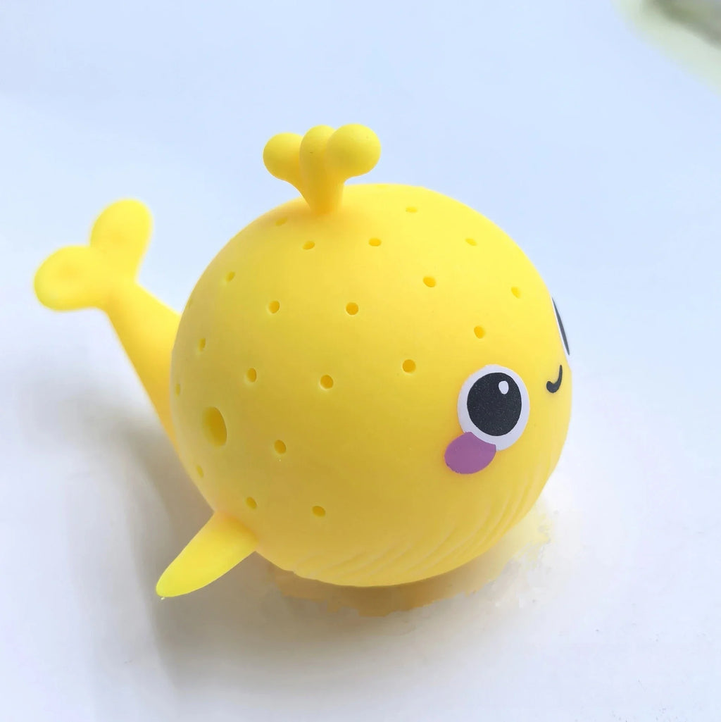Baby Bath Toys Sponge Water Absorbing Whale Squeezing Stress Relief Toys Summer Swimming Play Water Toy for Children Squishy Kid