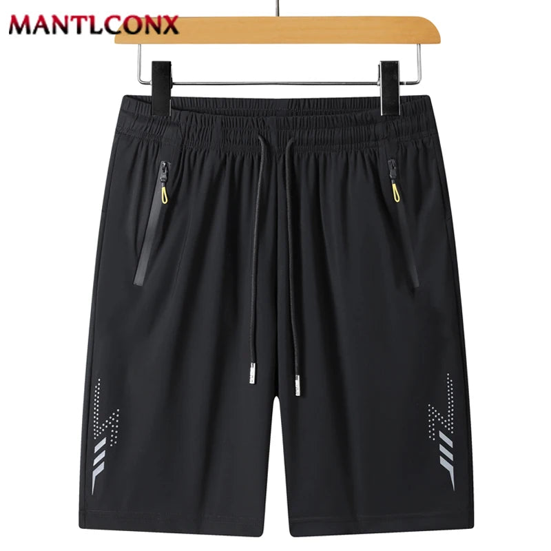 New Quick Dry Jogging Fitness Shorts Men Summer Sports Running Shorts Lightweight Bottoms Thin Breathable Beach Short Pants Male
