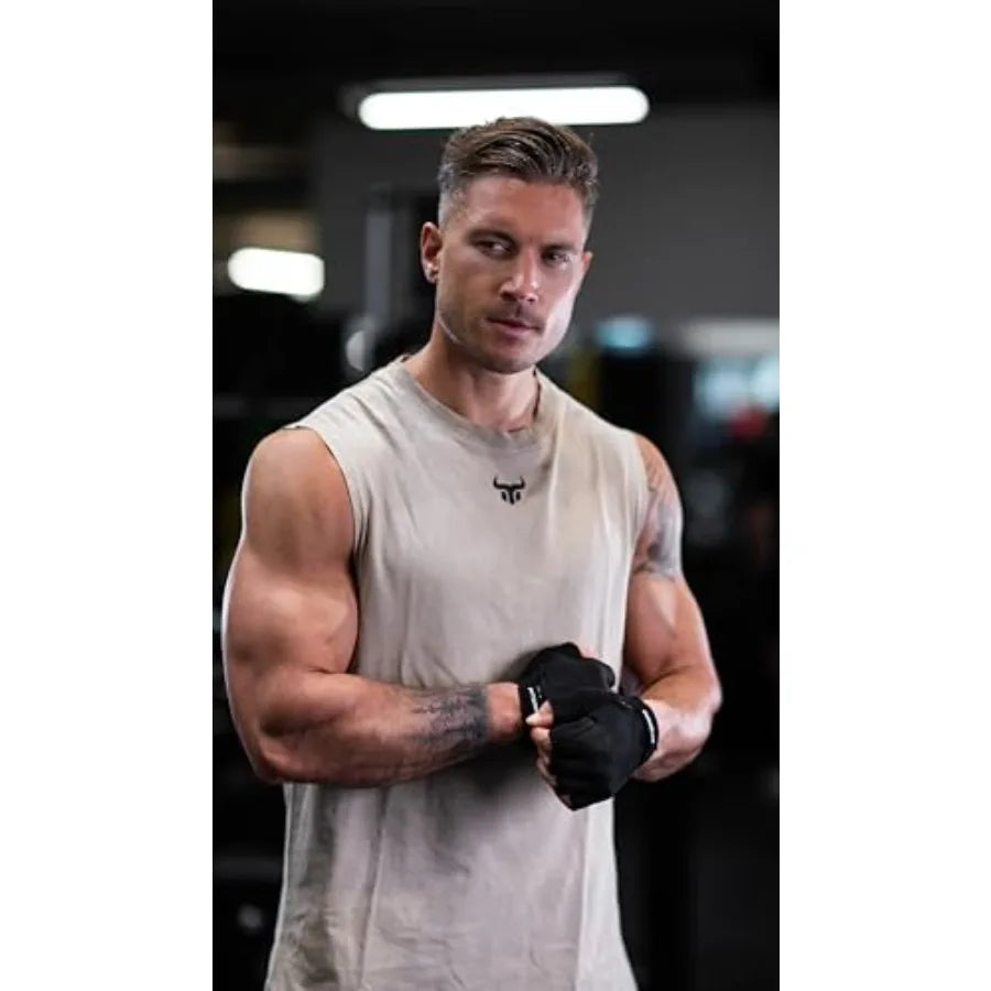 ® Workout Gloves Padded for Men and Women - Fingerless Gym Gloves for Weight Lifting, Training - Full Palm Protection