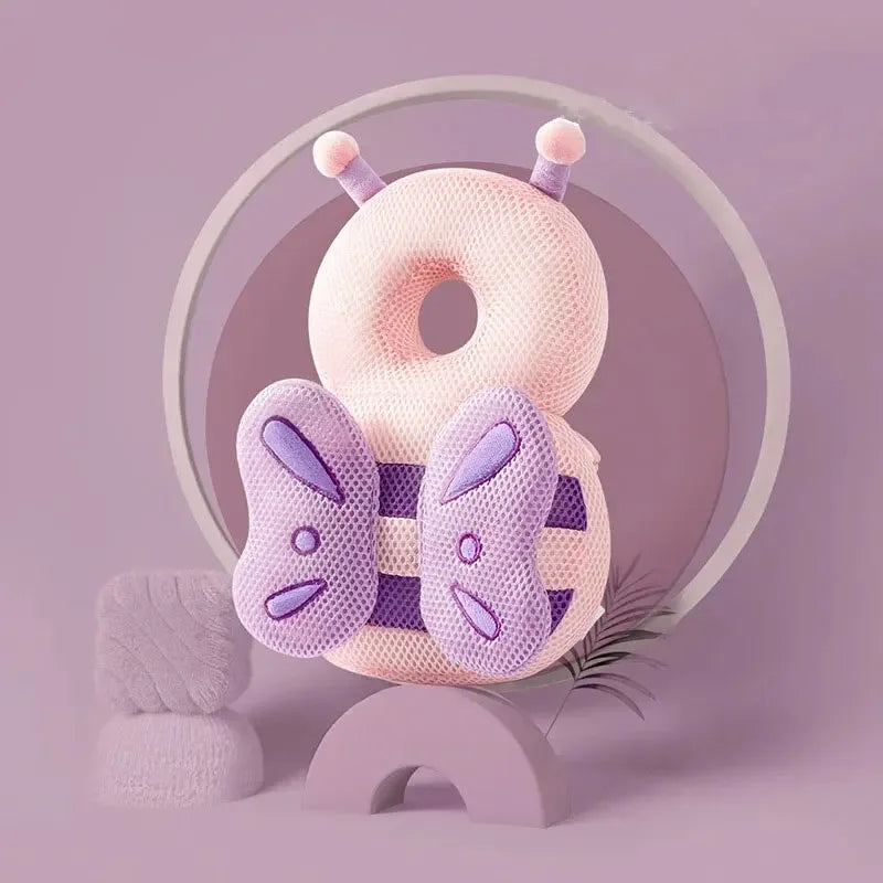 Cartoon Baby Head Protector Backpack Pillow, Soft PP Cotton Protective Cushion, Shockproof Safety Pillow for Toddlers, Suitable