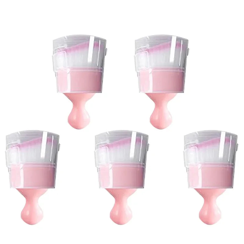 1/3/5PCS Pink Car Dust Removal Brush Air Conditioning Cleaning Brush Air Outlet Gap Dust Removal Interior Cleaning Tool