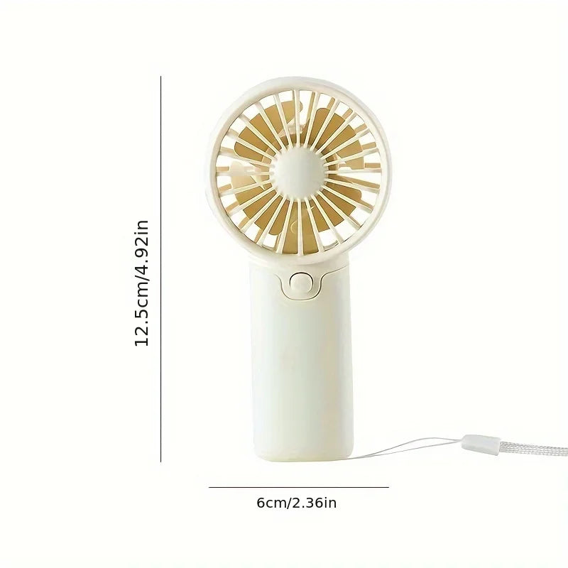 Portable Fan Convenient Creative Small Fan Pocket Hand-held Fan Lightweight AA Battery Handheld Mini Fan Air Coolers