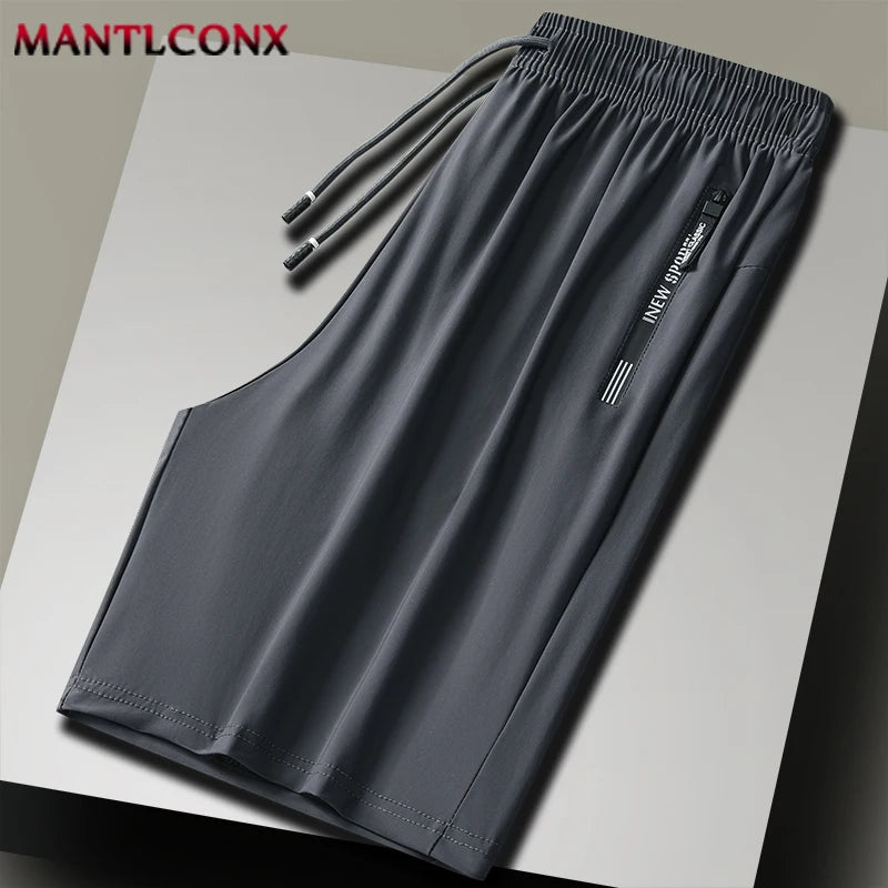 New Quick Dry Jogging Fitness Shorts Men Summer Sports Running Shorts Lightweight Bottoms Thin Breathable Beach Short Pants Male