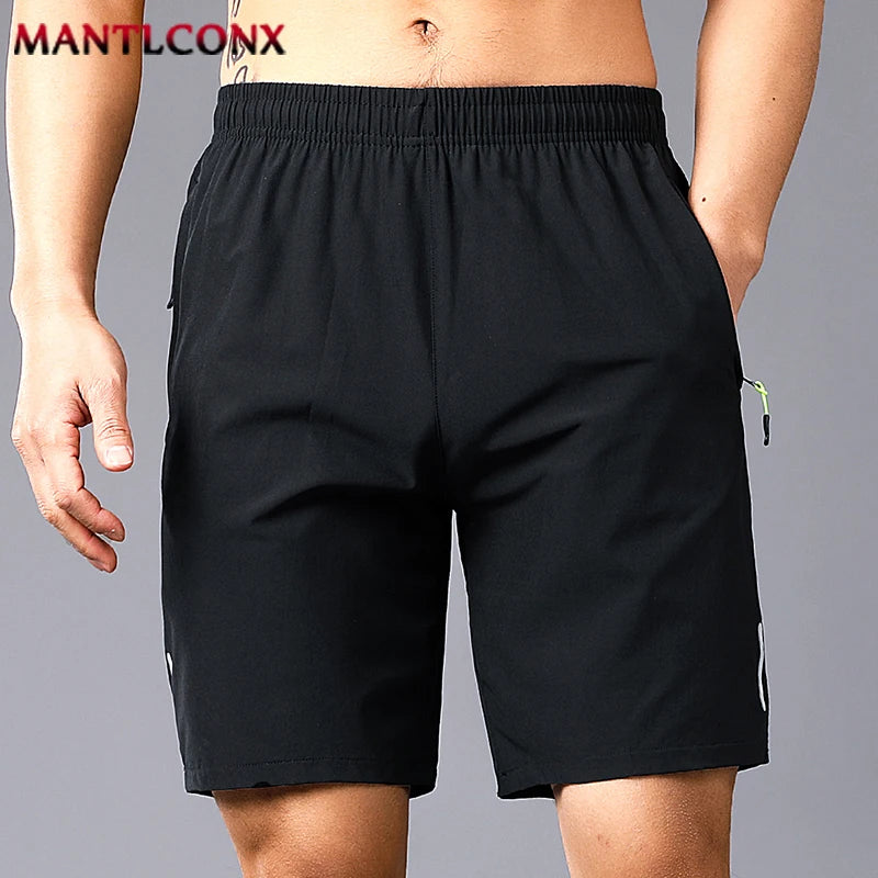 New Quick Dry Jogging Fitness Shorts Men Summer Sports Running Shorts Lightweight Bottoms Thin Breathable Beach Short Pants Male